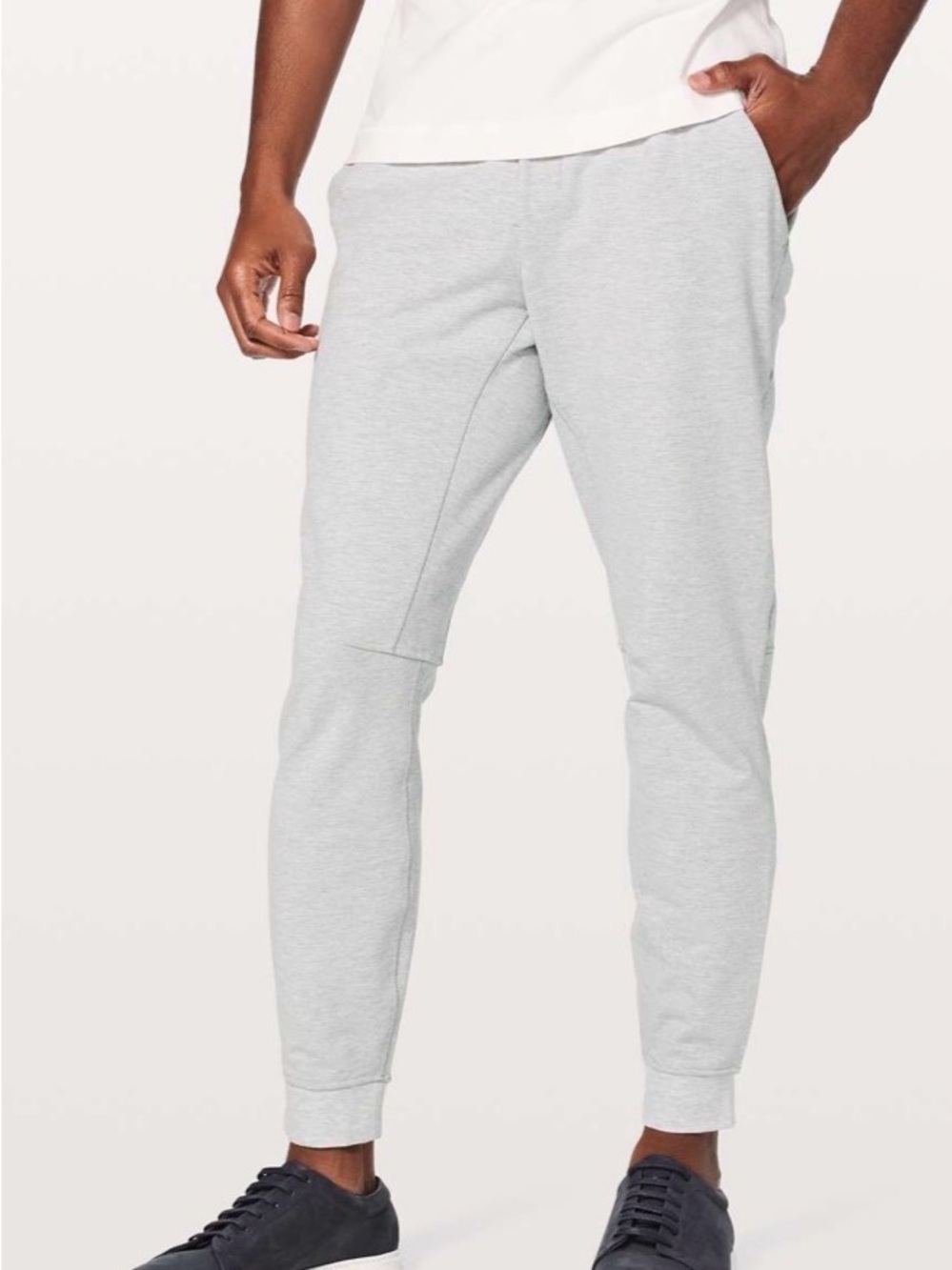 🍋🍋Lululemon City Sweat Jogger *29" Heathered Ultra Light Grey, guc, sz Xs
